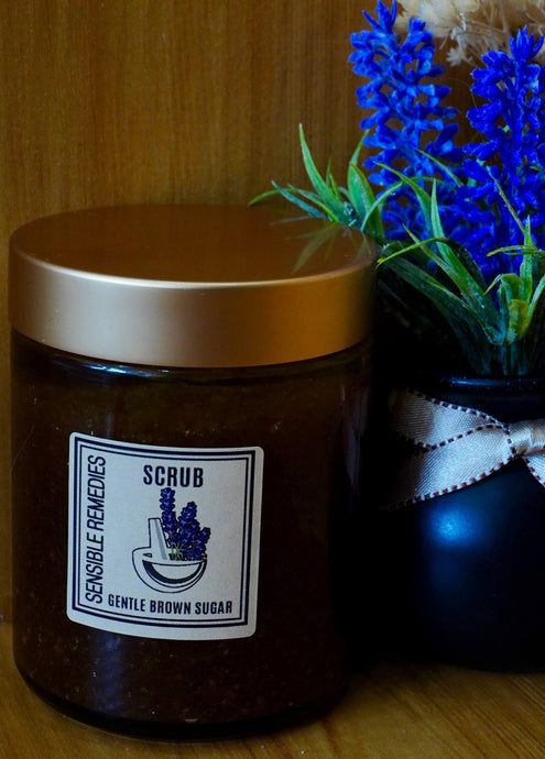 gentle brown sugar scrub